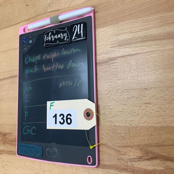 Vintage Chaps Ralph Lauren Shirt Mens L Large Plaid Pinpoint Collar Button Down - Picture 8 of 9